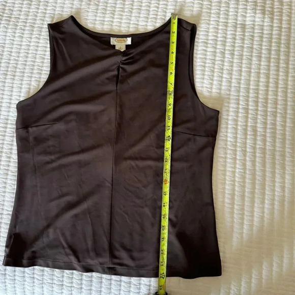 Talbots sleeveless brown size L - Picture 6 of 8